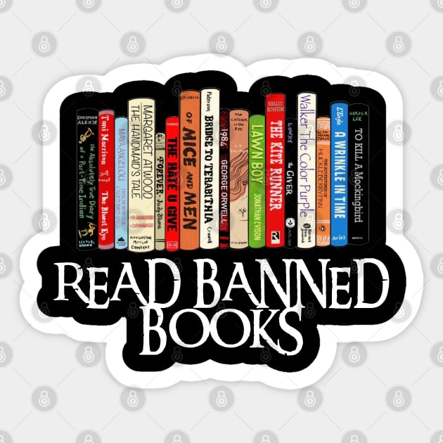 Read Banned Books Sticker by Xtian Dela ✅